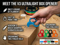 Ultra Light Box Opener Set of 4 - Any Color