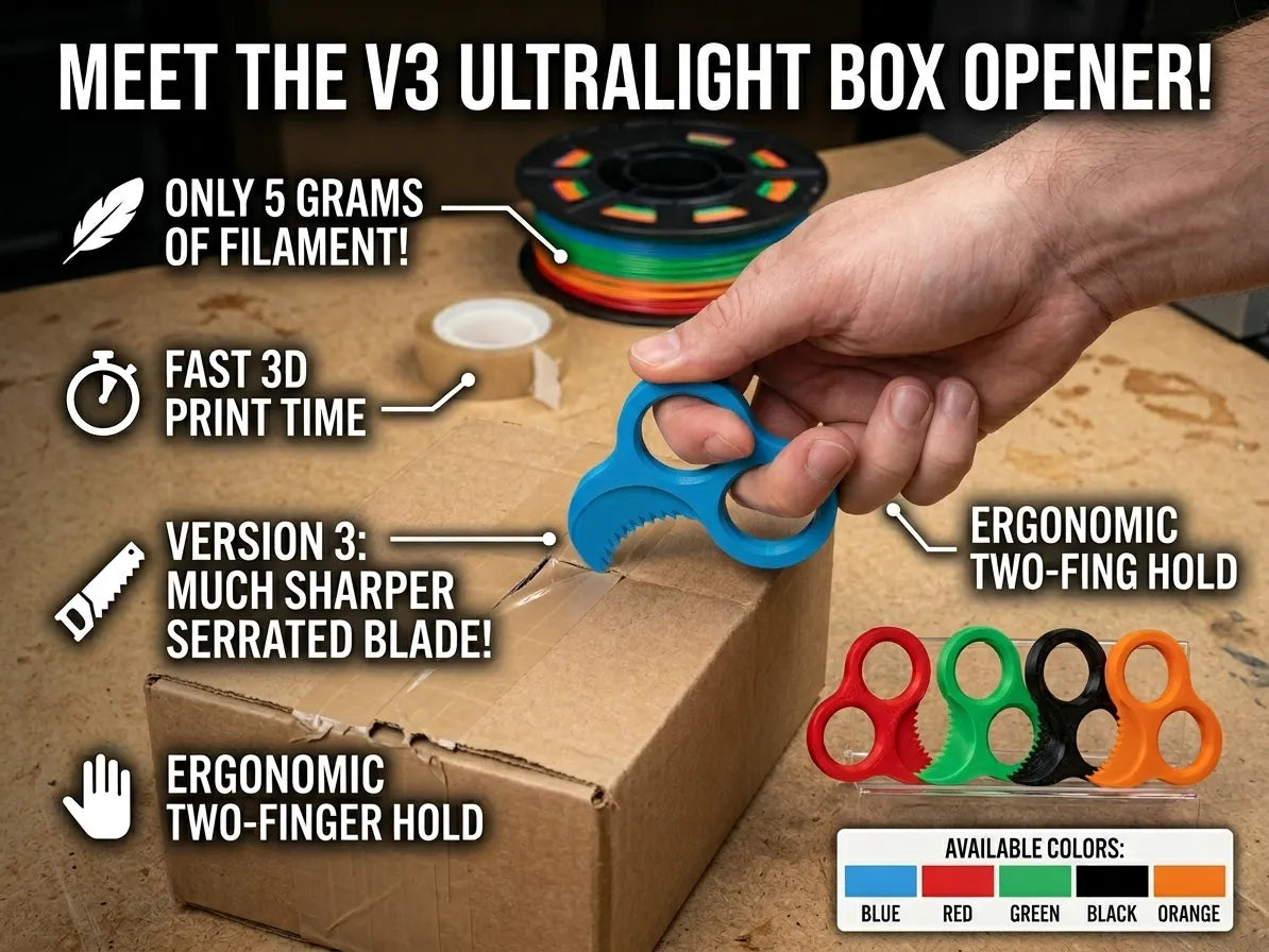 Ultra Light Box Opener Set of 4 - Any Color