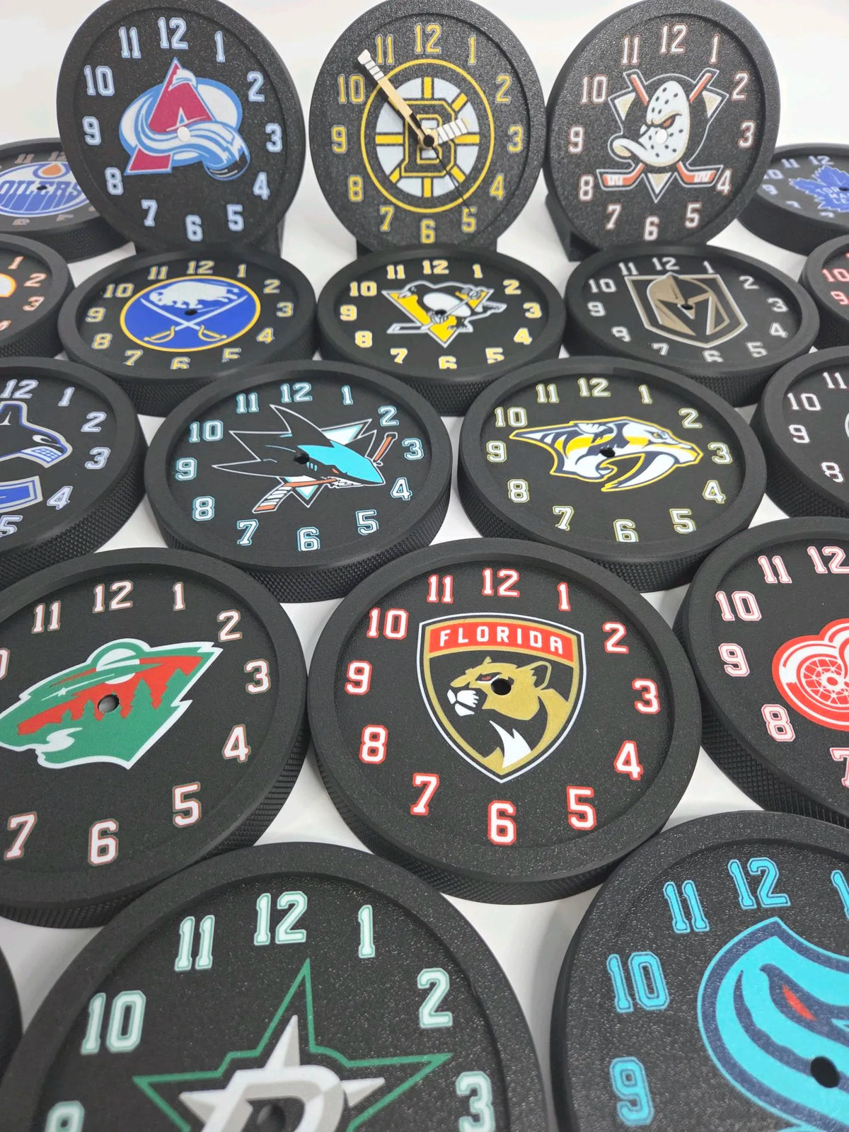 NHL Team Clocks - 6" inch face - ALL teams available