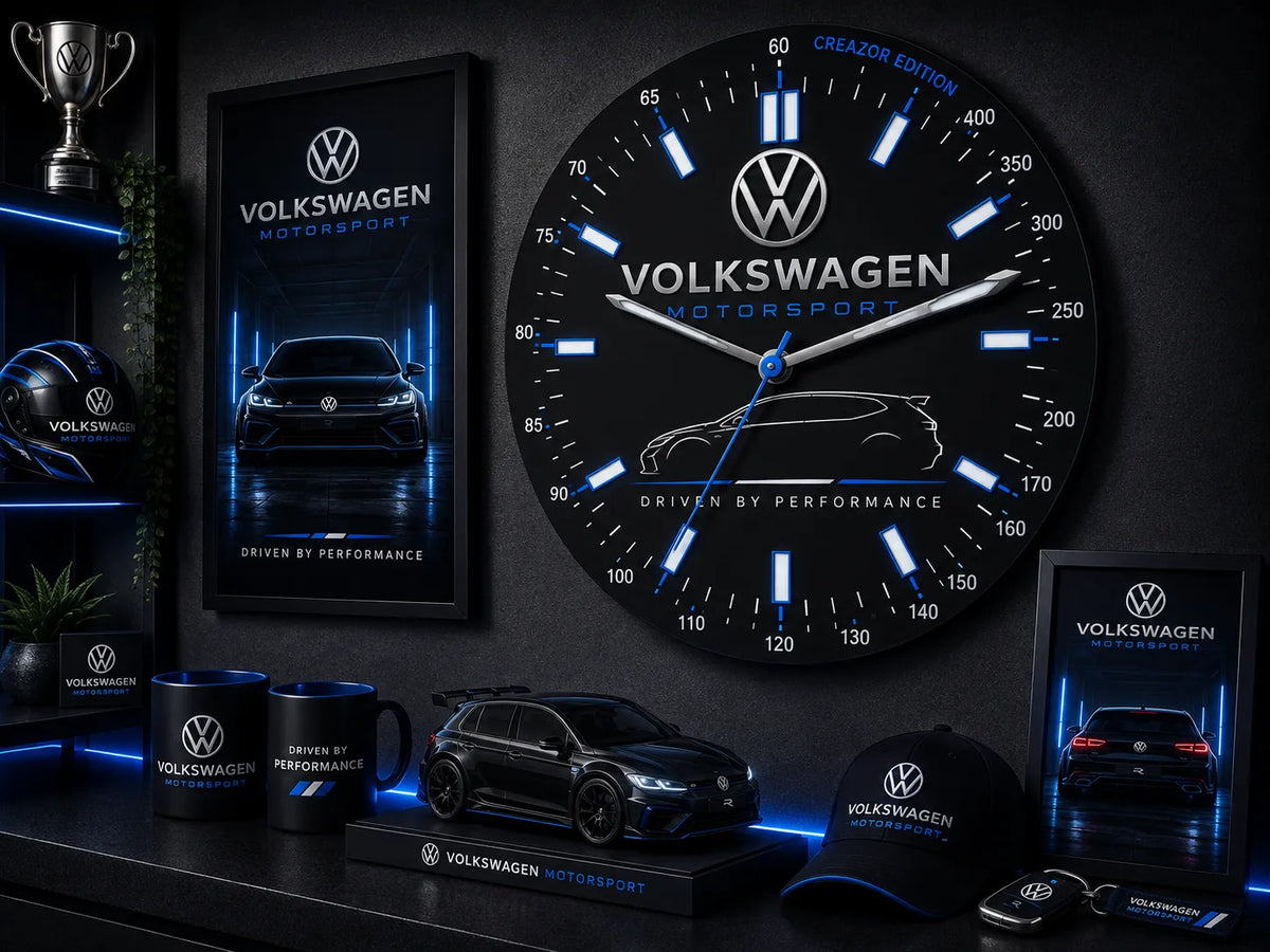 Clock - Volkswagen 10 inches across incl. battery