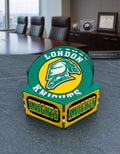 OHL London Knights Premium Fan Stand Holder includes 5 piece Coaster Set