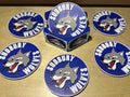 OHL Fan Send Coaster Set - 5 Piece Coaster with Stadium Fan Stand Holder