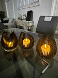 Tealight - 3 Design Ribbed Collection