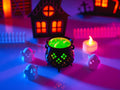 Halloween - Cute Witch's Cauldron Tea Light - 3 inches