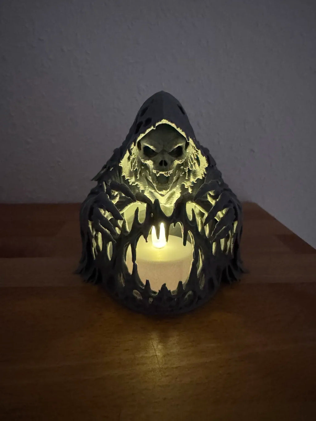 Halloween Reaper Tealight - 6 inches tall
