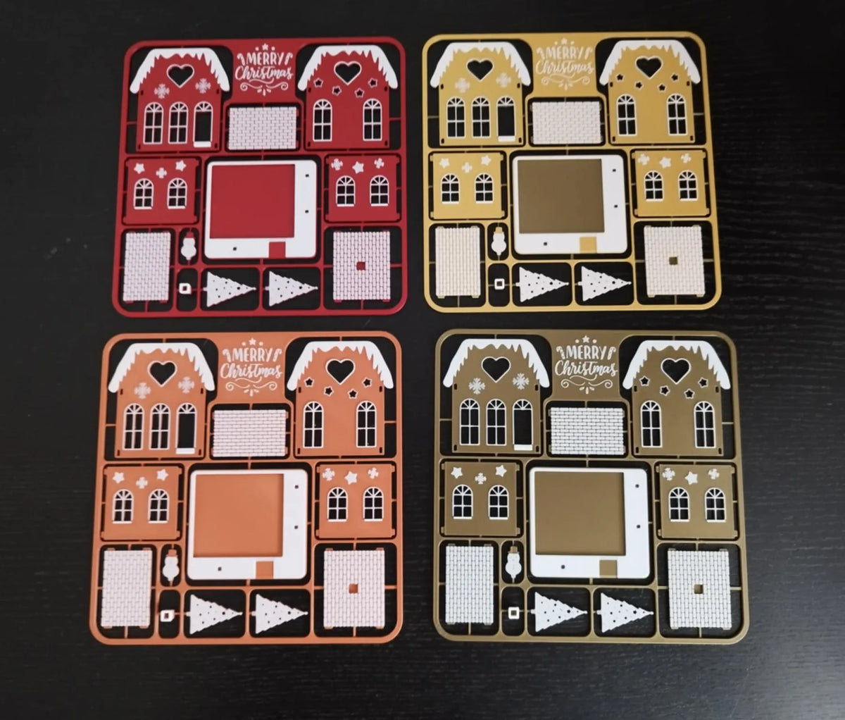 Christmas House Kit Card, available in any color