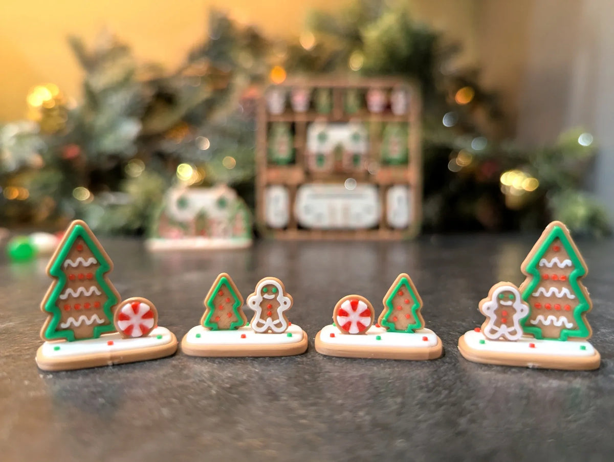 Gingerbread House - Kit Card in 4 Sizes S, M, L, XL