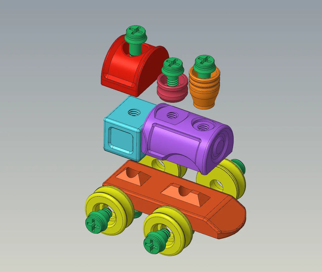 Locomotive Building Toy