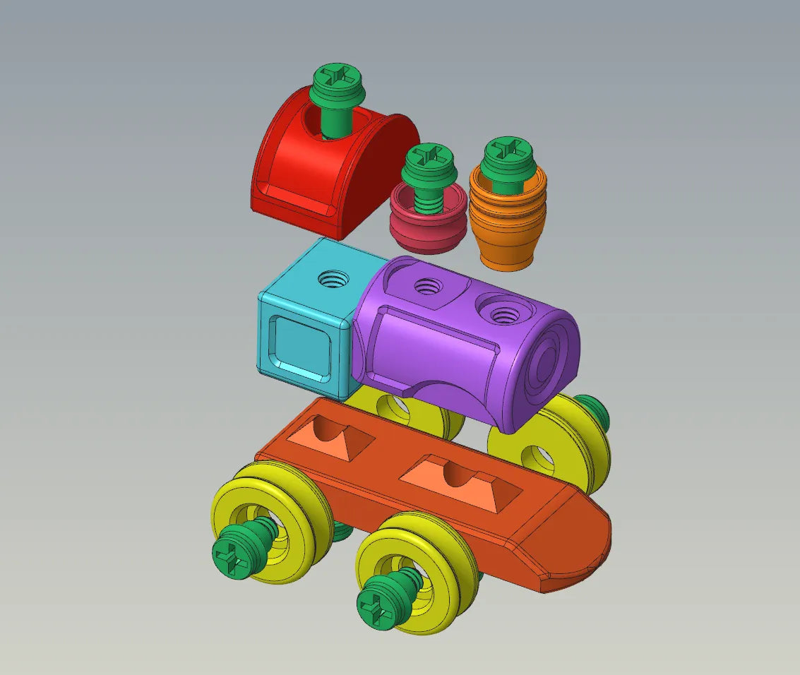 Locomotive Building Toy