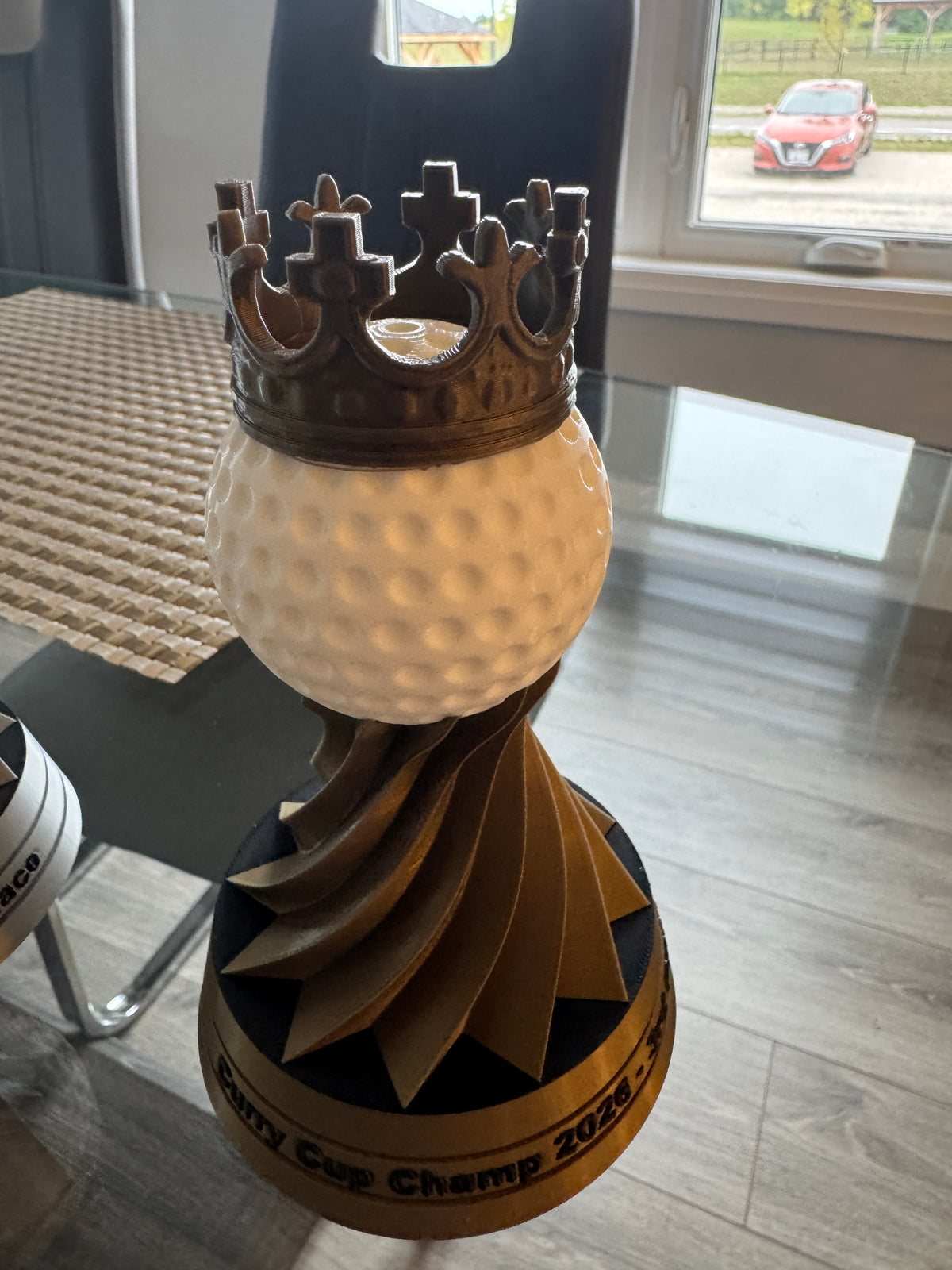 Golf Trophy - Gold / Silver / Bronze w/ Lettering