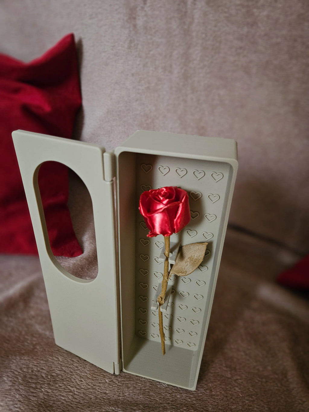 Valentines Box - I Love You / You Are My Valentines w/ Rose