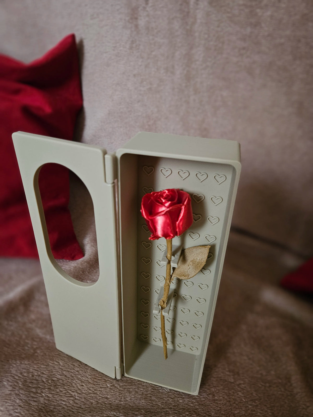 Valentines Box - I Love You / You Are My Valentines w/ Rose