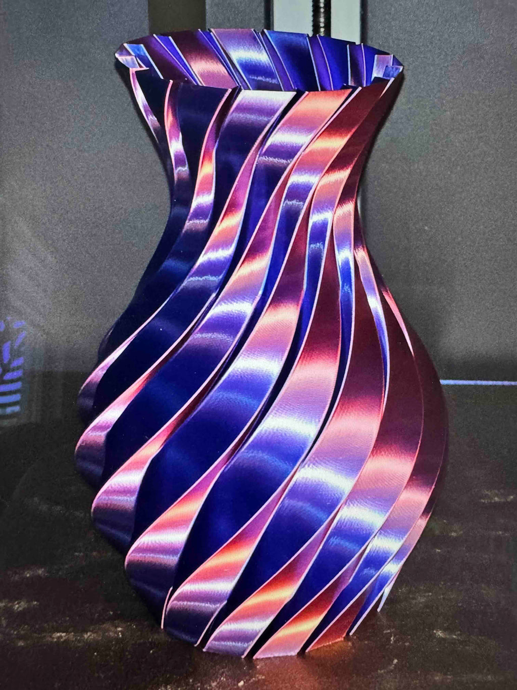 Color Changing / Multi Color Vase 8-1/2" high waterproof