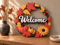 Welcome to Autumn – Fall Door Wreath
