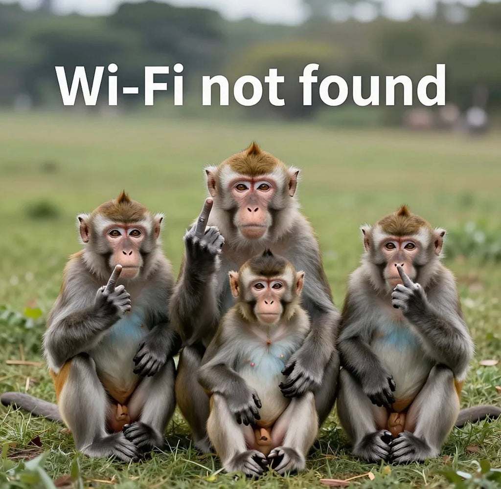 Free Wifi Monkey Finger
