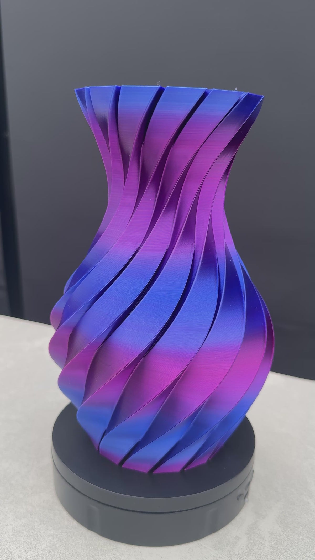 Color Changing / Multi Color Vase 8-1/2" high waterproof